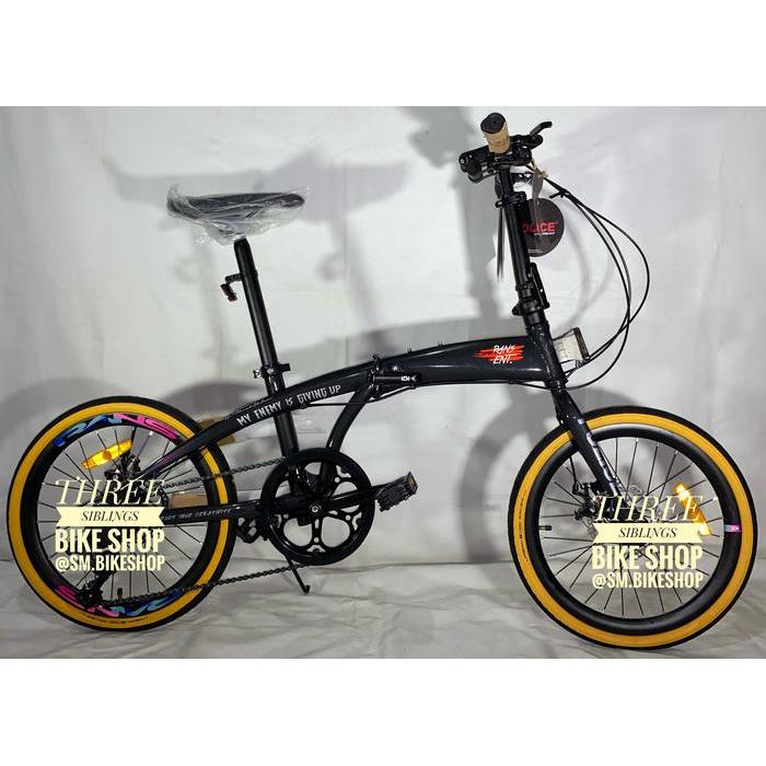 SEPEDA LIPAT ELEMENT POLICE MILAN RANS 20 INCH GREY
