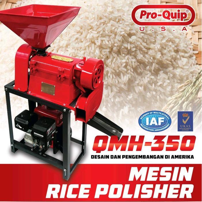 QMH350 MESIN GILING PADI RICE POLISHER PRO QUIP QMH-350 - tanpa mesin pengerak