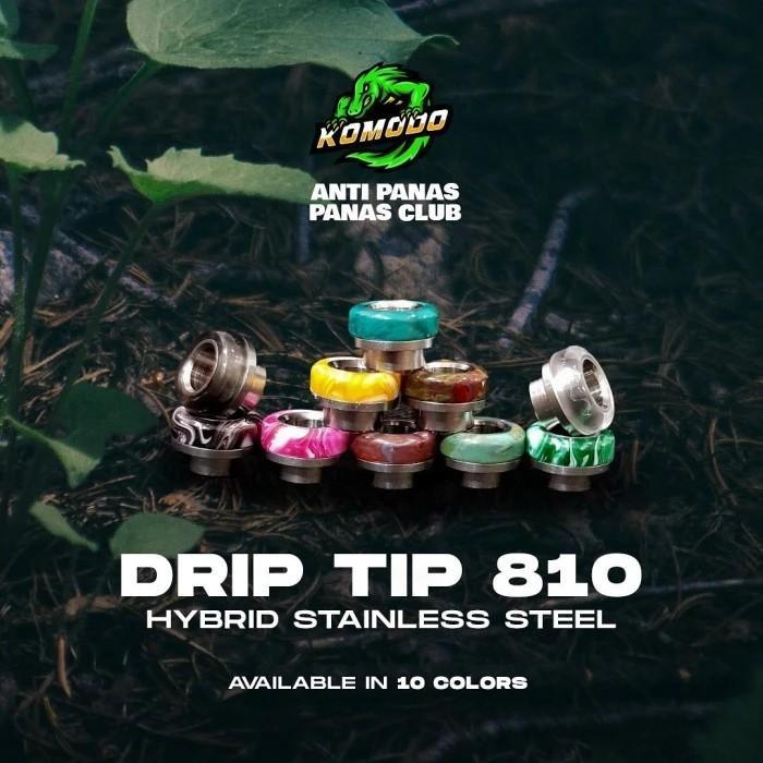 UA DRIPTIP 810 KOMODO HYBRID STAINLESS STEEL FOR 24MM AUTHENTIC