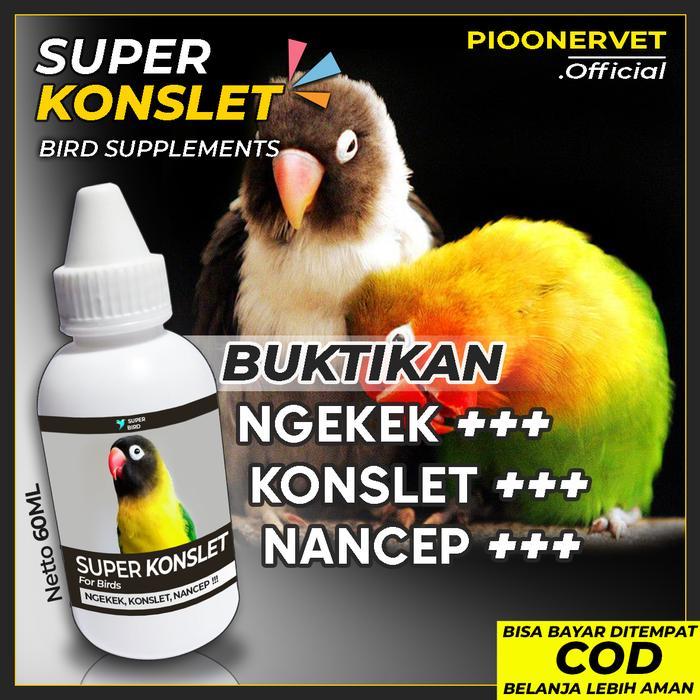 Vitamin Burung Lovebird SUPER KONSLET Obat Konslet Lovebird Vitamin