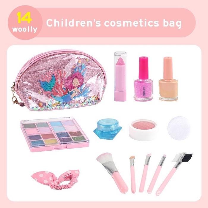 Make Up Anak Perempuan Mainan Make Up Set Dandan Anak Asli Non Toxic