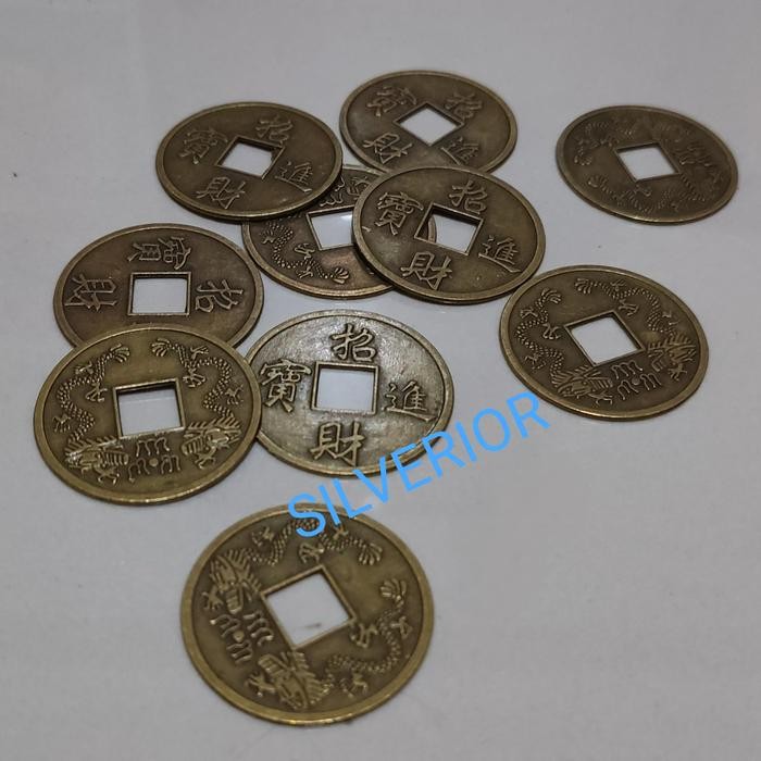 Ready Koin Coin Lobang Lubang Bolong Fengshui Feng Shui Sui Uang Cina Kuno