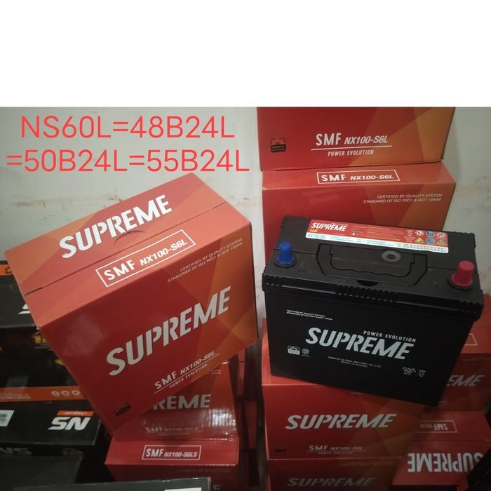 Aki Mobil Ns Tiger Ns60L (46B24L) Garansi 24 Bulan