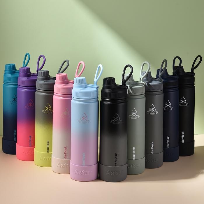 AstarflaskBotol Minum Aesthetic Premium Quality Tumbler Tahan Panas Dingin 24 Jam Leak proof Tumbler