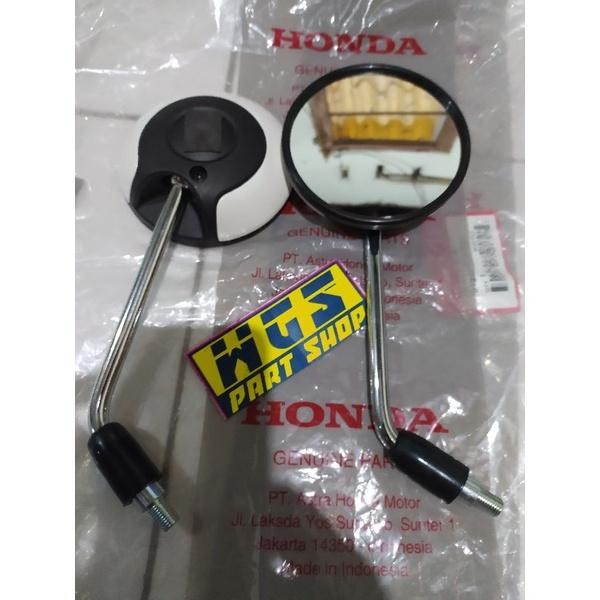 KACA SPION HONDA SCOOPY NEW PRESTIGE TERBARU 2020 2021 PUTIH DOFF ORI