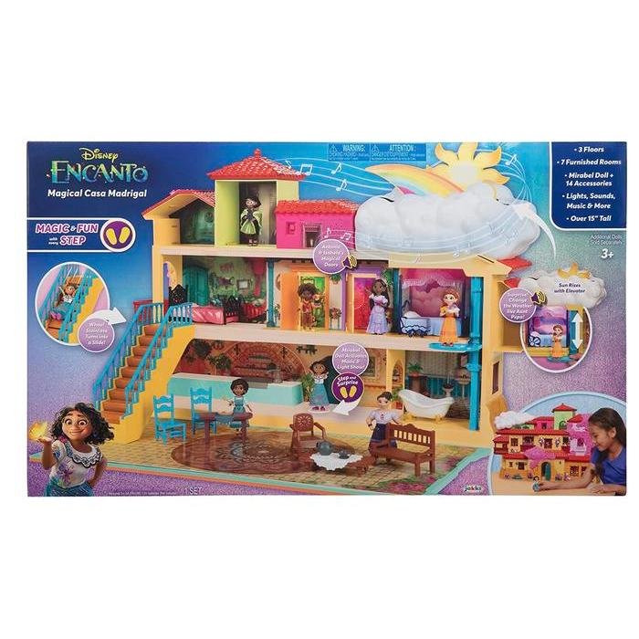 STOK TERBATAS  DISNEY ENCANTO MAGICAL MADRIGAL HOUSE PLAYSET WITH MIRABEL DOLL TERJANGKAU