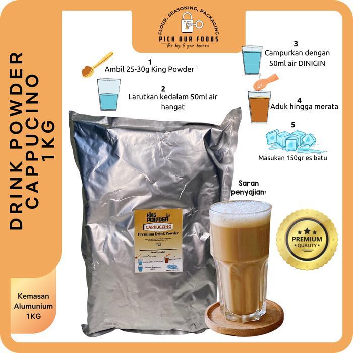 Ready Premium Cappucino Powder Drink / Bubuk Minuman Cappucino 1Kg
