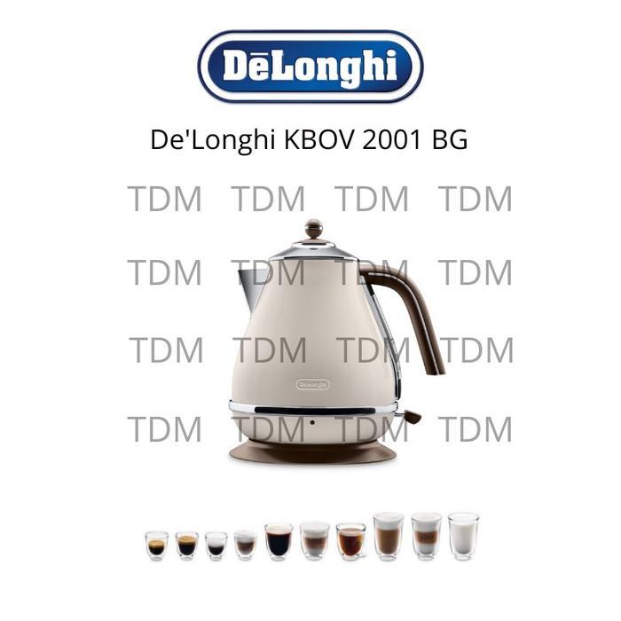 Delonghi KBOV2001.BG Electric Kettle Teko Icona Vintage Kettle Kode 749