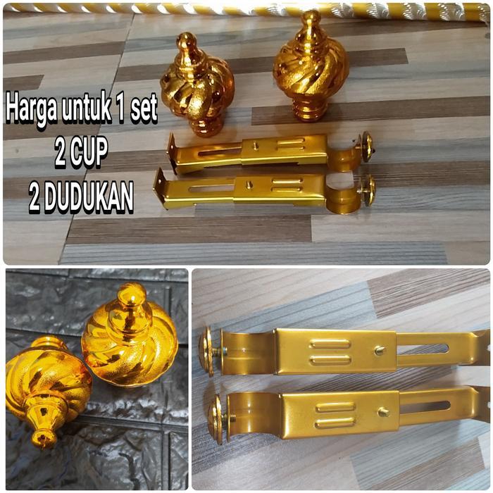 1 set cup batang hordeng tutup batang hordeng