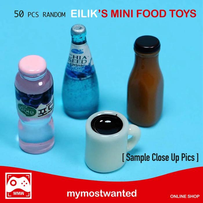 SALE  50 PCS MAINAN MINI UNTUK EILIK FOOD TOYS EILIK ORIGINAL READY