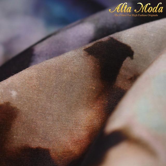BIG SALE Silk Shantung Motif Bunga Warna-Warni (Alta Moda)