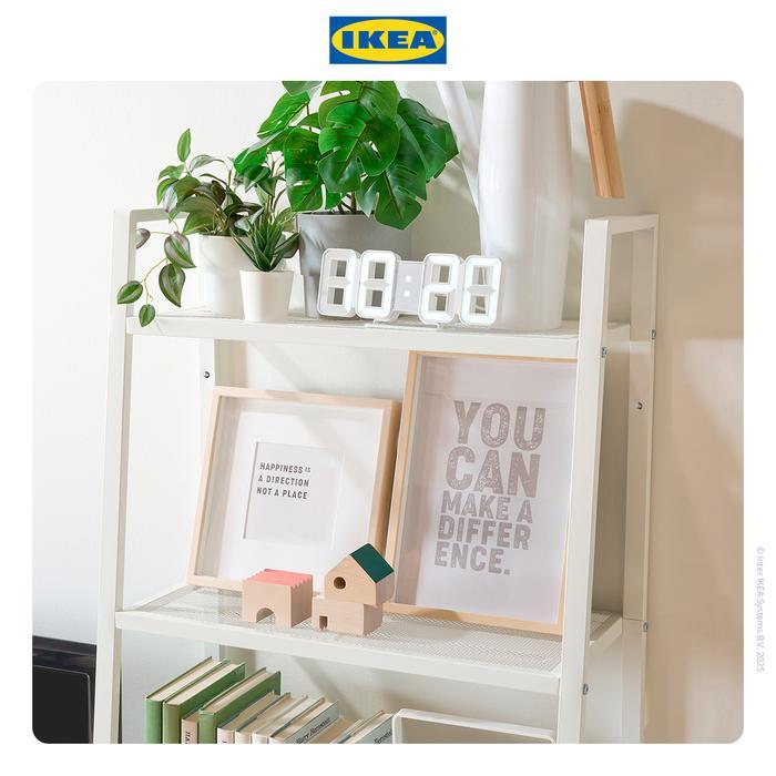 Ikea Lerberg Rak Serbaguna Minimalis Bahan Baja 60X148 Cm - Putih