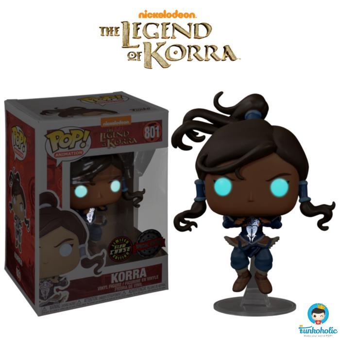 Funko Pop Legend Of Korra - Korra Avatar State Glow In The Dark Chase