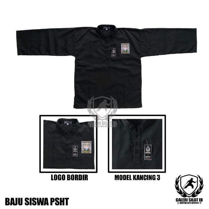 SAKRAL PSHT / BAJU / SERAGAM / SAKRAL SISWA PSHT TERBARU MODEL KANCING BENIK 3