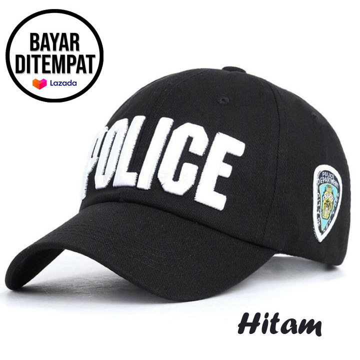 BASEBALL CAPS : POLICE Original/Topi POLISI Terbaru/Topi Police Pria/Topi Police Wanita/ANEKA TOPI S