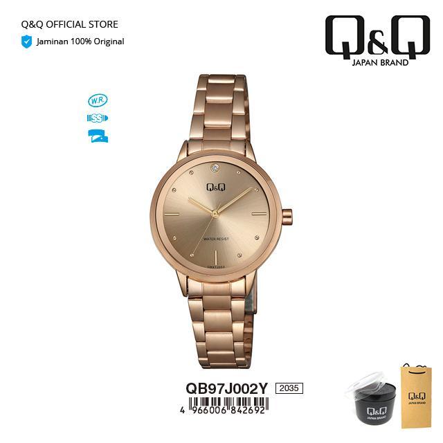 Q&Q QnQ QQ Original Jam Tangan Wanita Rantai Analog - QB97 QB97J