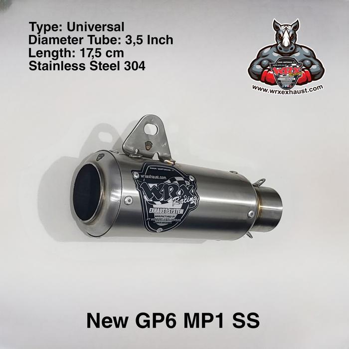 ASLI Knalpot WRX New GP6 SS RS175 MX King READY STOCK
