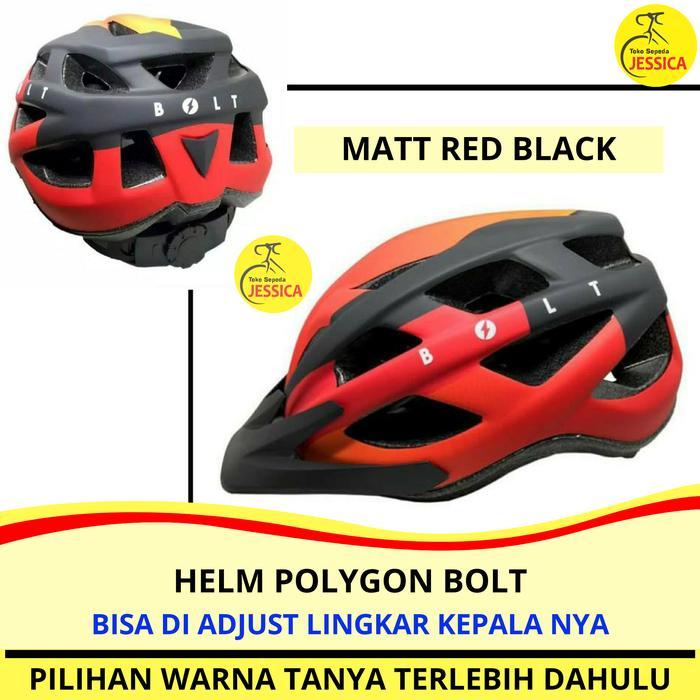 Helm Sepeda Mtb Roadbike Polygon Bolt Original