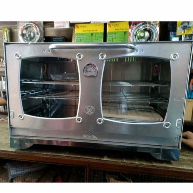 Oven Kompor 2 Tungku Butterfly Oven Tangkring Double Butterfly A 2804