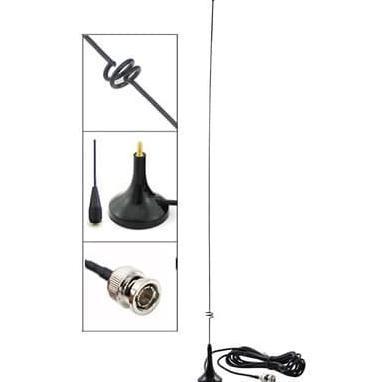 Nagoya UT-108 Antena Mobil Magnet BNC M HT Icom Alinco Dualband UT108