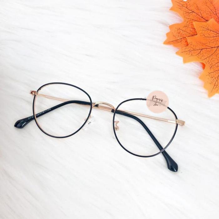 KACAMATA TERMURAH FRAME KECIL BULAT BESI PREMIUM 2733