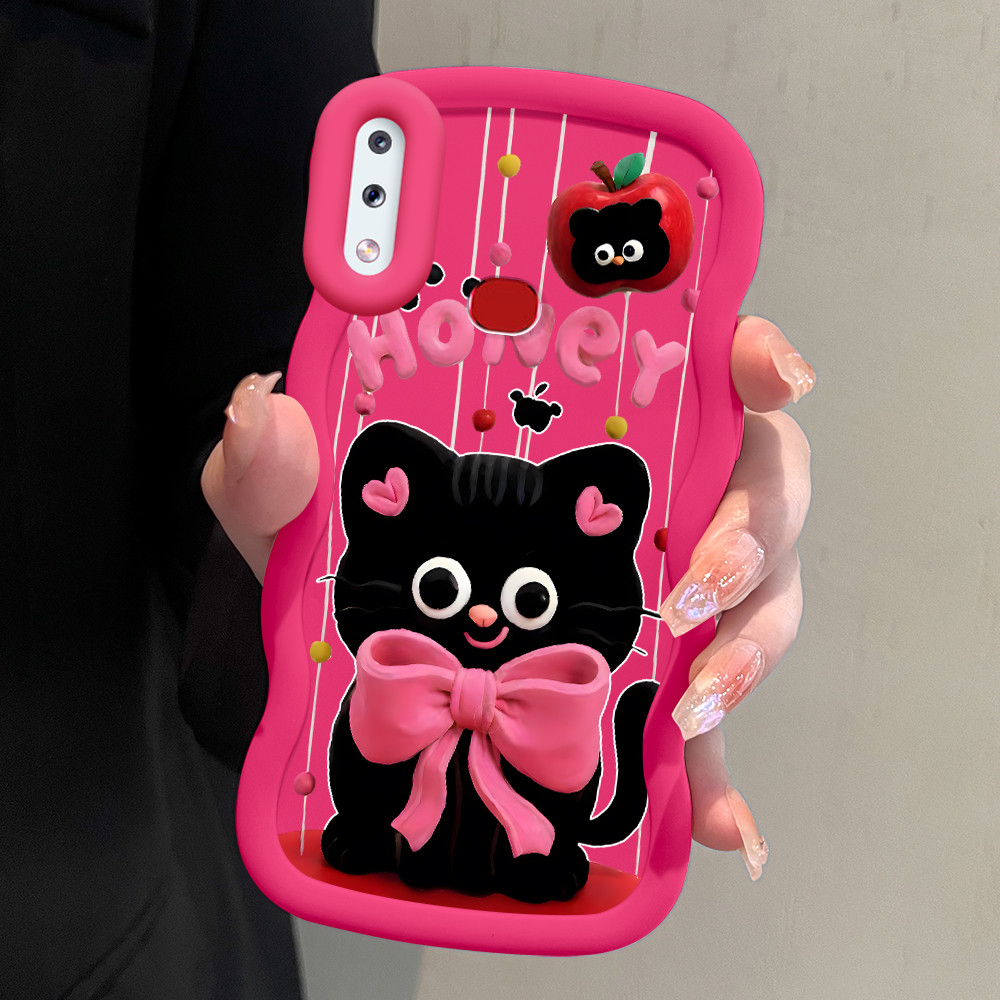 Casing Hp Untuk Compitable With Samsung Galaxy A10S Case Softcase Kesing Soft Cassing Kucing 0746