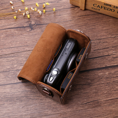 Retro Camera Leather Case Bag for Micro single RX100 VII VI V VA IV III II HX90V HX90 HX80 HX99 HX95