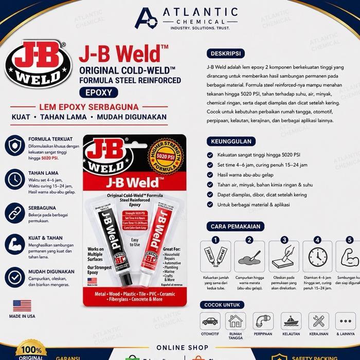 (PROMO) JB WELD EPOXY / LEM CAMPUR JB WELD
