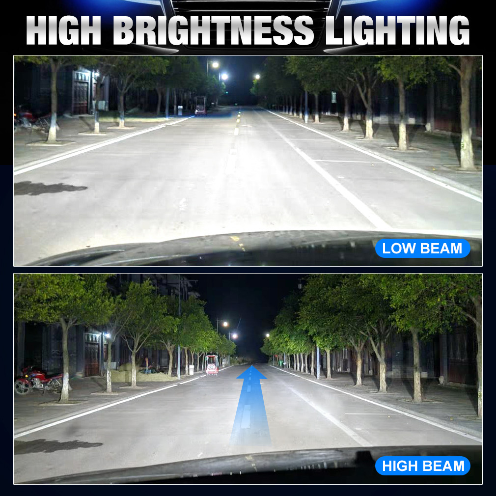XSTORM H7 LED Headlights Canbus 80000LM 500W H1 9005 9006 H11 LED Lights Bulbs for Car Auto WIth Fan