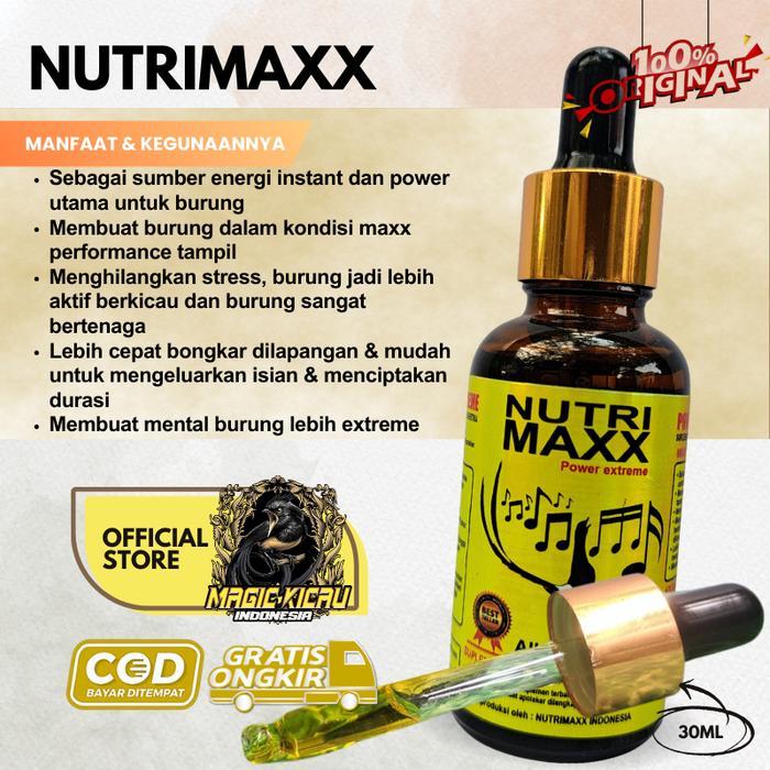 TERMURAH Nutrimaxx Power Extreme Vitamin Burung Penggacor Burung Kicau dengan probiotik grade A