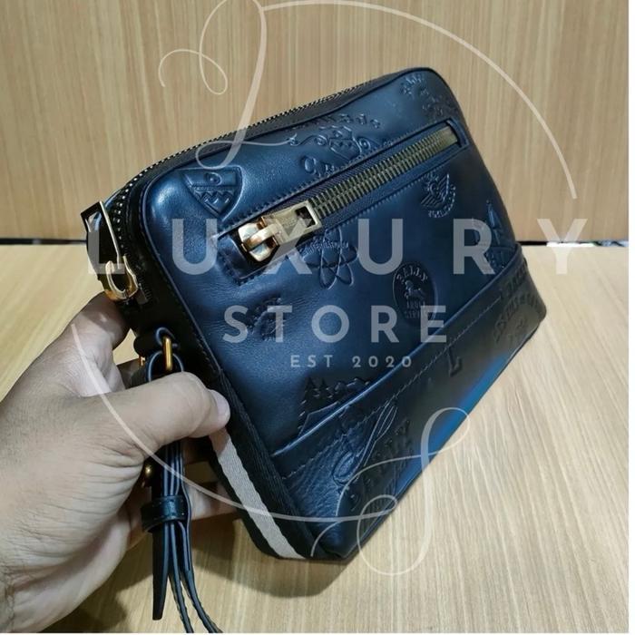 LUURY STORE Clutch Bally Taney Handbag Bally Flyingot Motif al Authentic