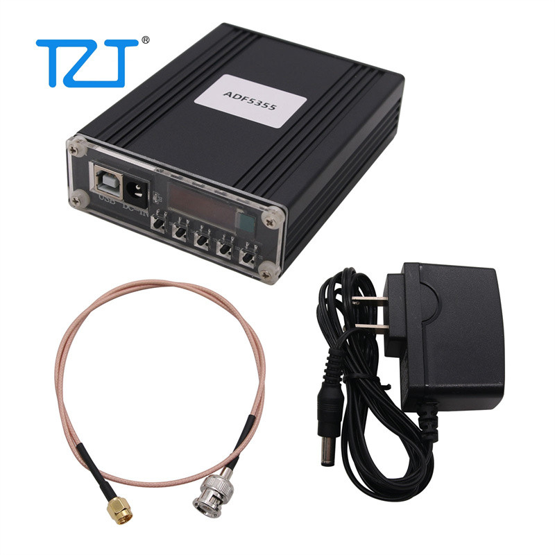 TZT RF Signal Generator RF Frequency Generator Module with OLED Display ADF5355