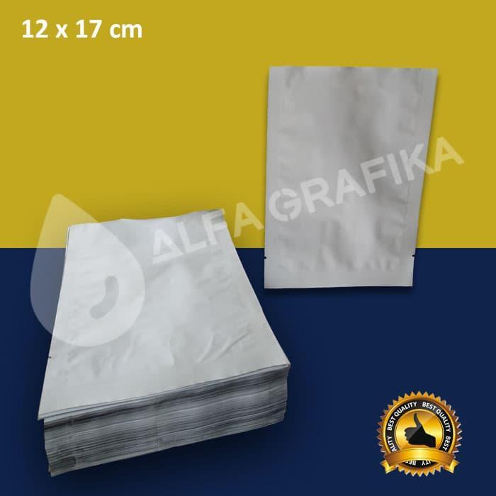 Sale- Kantong Kemasan Sachet Alumunium Foil 12X17 Cm, 100Gr Putih