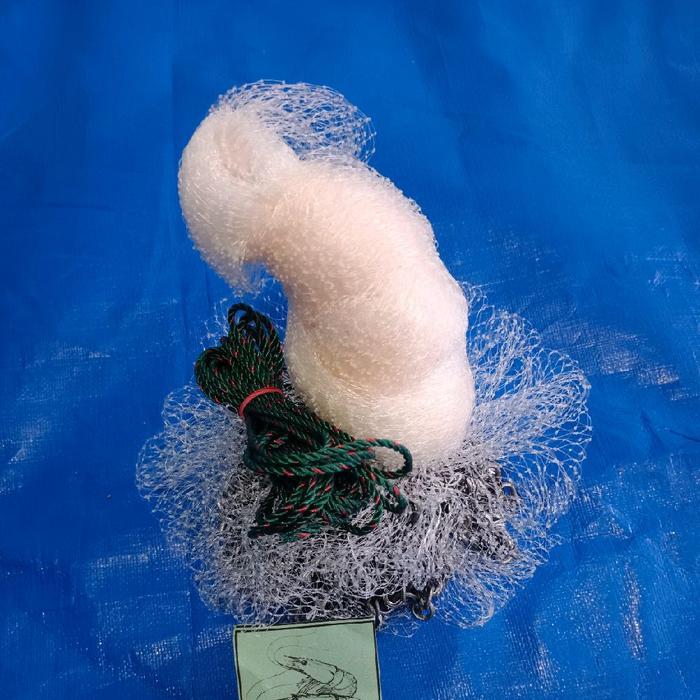 Khusus Grab Cod Jala Ikan, Jala Lempar, Jala Udang 2,1 Meter Bahan Senar Lubang Jari Kelingking