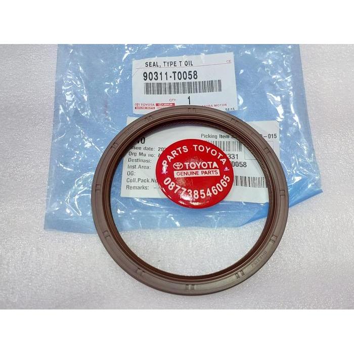 Seal Kruk Krek Ker As Belakang Innova Fortuner Hilux Hiace Bensin Asli Original 90311-T0058