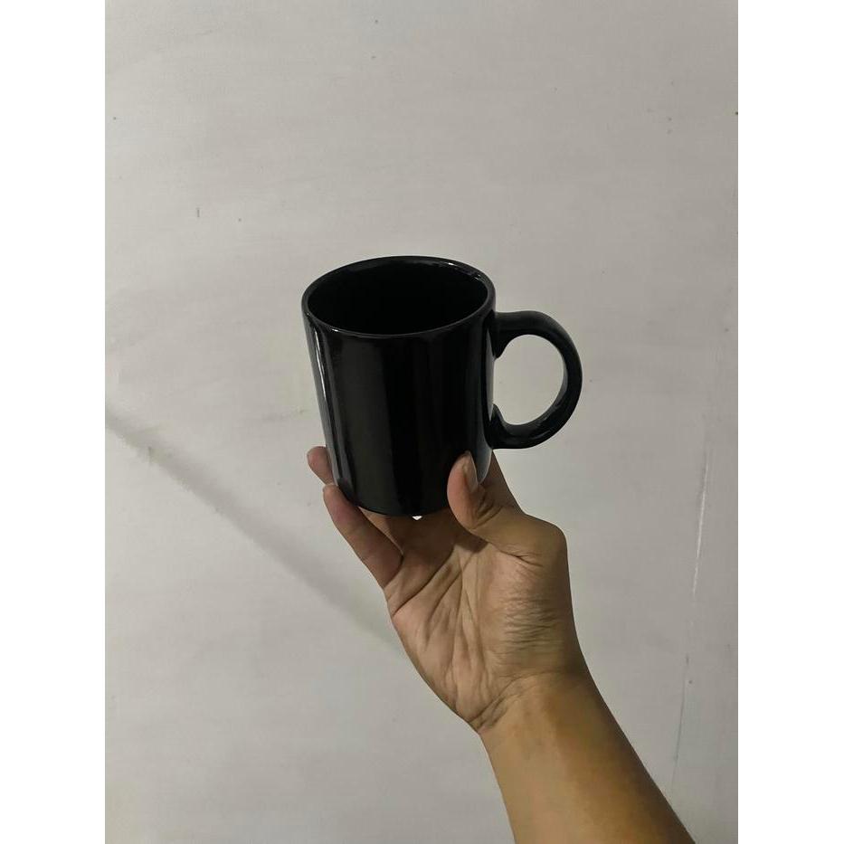 MUG HITAM COATING MURAH 11OZ
