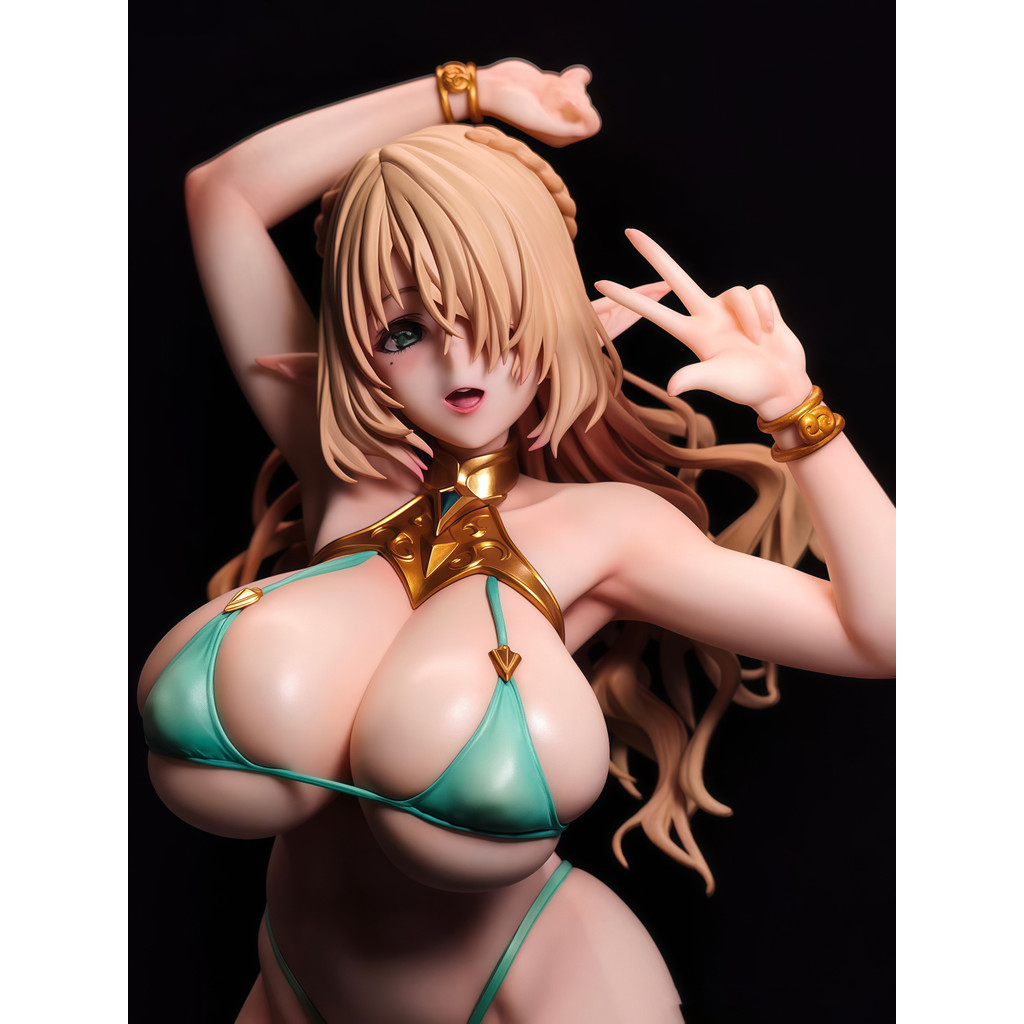 Elf Village Cecil Bathing Ver. GK Statue - Anime Figure Desktop Scene Model Elf Girl Collectible
