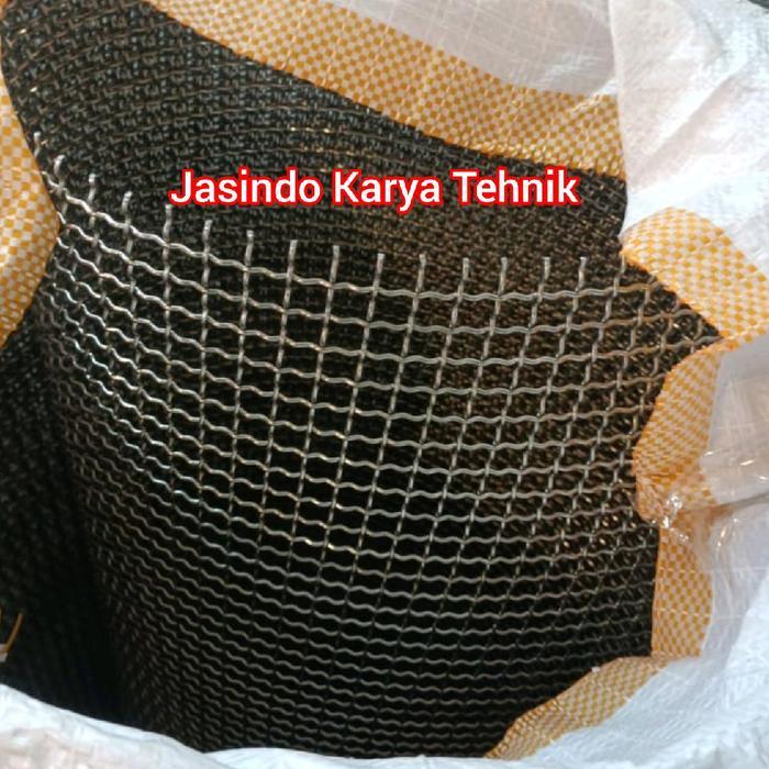 BERKUALITAS kawat stainless ram anyam sus 304 1mm x 8mm x 8mm / kawat wiremesh stainless 1mm meteran
