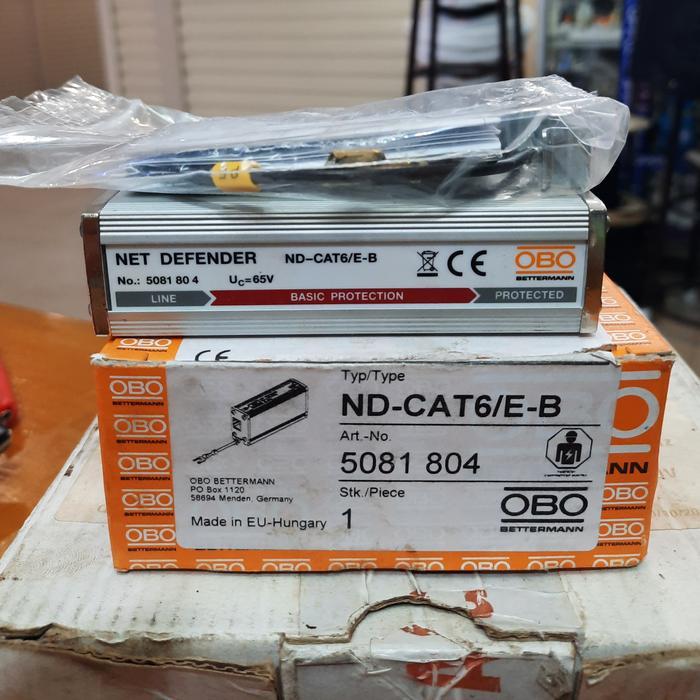 SURGE ARRESTER OBO NET DEFENDER ND-CAT6/E-B
