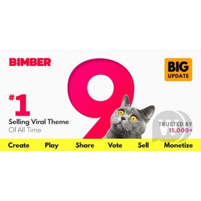 Bimber viral WordPress magazine template - Tema WordPress