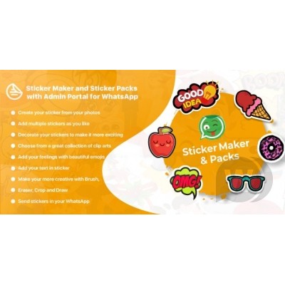 WhatsApp Sticker Maker with Admin Portal - Plugin Chat WhatsApp WordPress