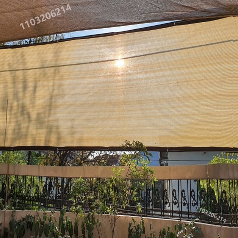 Outdoor Garden Sunshade Net, Terrace Sunshade, Camping Sunshade Net, UV Protection, HDPE Sunscreen