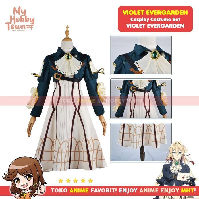 Kostum Cosplay Violet Evergarden Kter Anime