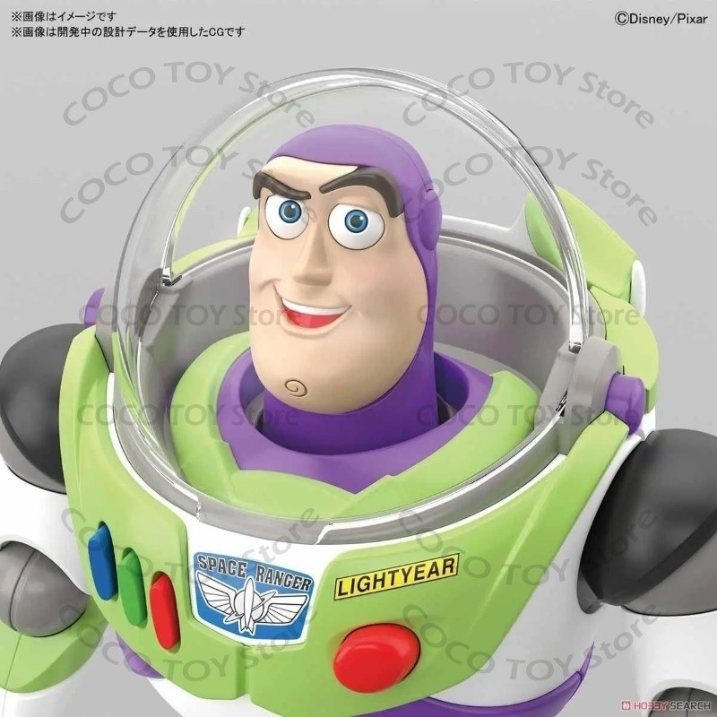 In Stock Bandai Buzz Lightyear Cinema-rise Standard Toy Story Movie Version Assembled Model