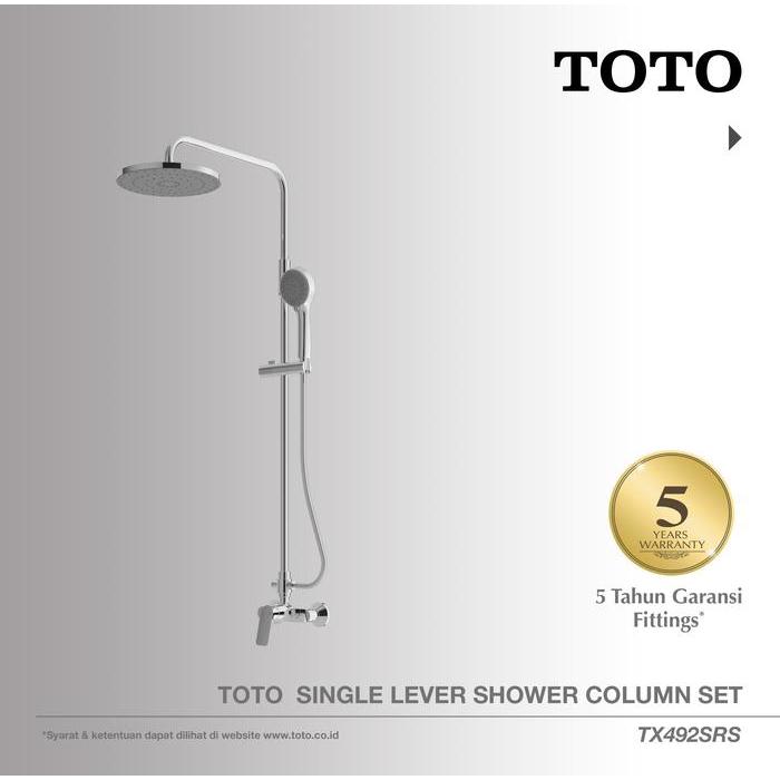 TOTO indonesia TOTO Column Set TX492SRS Shower Column - Shower Tiang