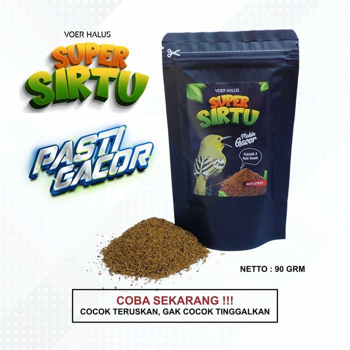SUPER SIRTU VOER HALUS UNTUK BURUNG SIRTU CIPOH CIPEUW AGAR MAKIN GACOR