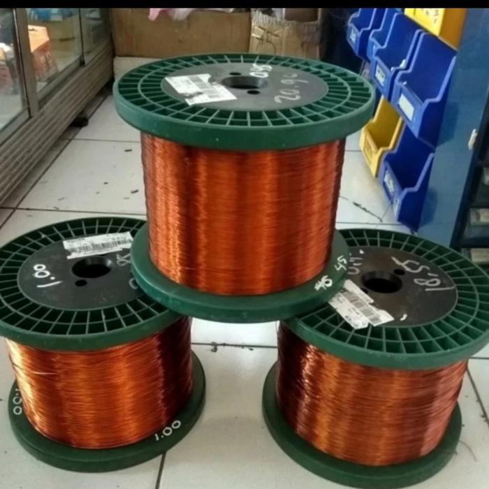 READY Kawat Tembaga Helenic Email Hellenic Jerman ( per KG) Helenik Original 0.55mm - 1mm (0.55mm