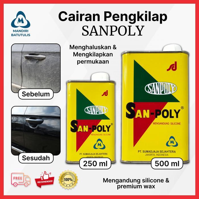 Cairan Pengkilap Logam Sanpoly - Pengkilap Mobil Motor Sanpoly 250Gram