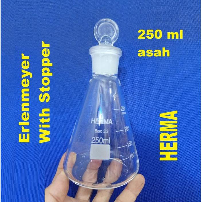Erlenmeyer Tutup Asah 250 Ml 250Ml Erlenmeyer Glass Stopper Erlenmeyer Joint