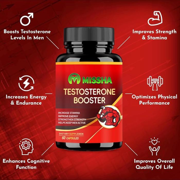 TERBARU Missha Testosterone Booster Kapsul Menghilangkan rasa lelah vitamin pria